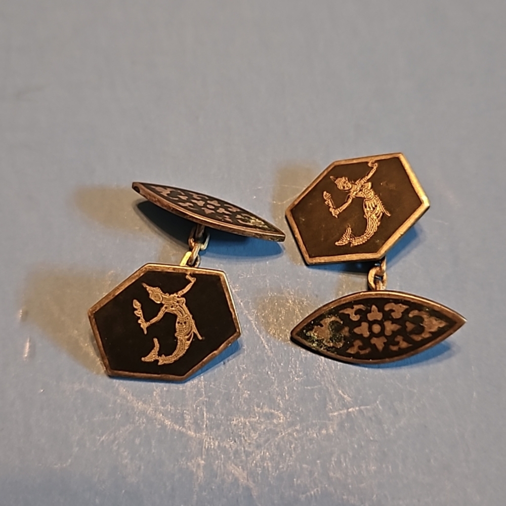 Siam sterling silver cufflinks